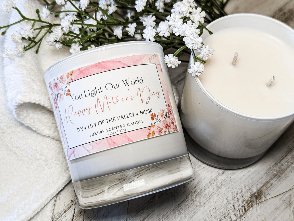 Personalized Mother's Day Candles - Luxury Natural Vegan Soy Candles - Made to Order