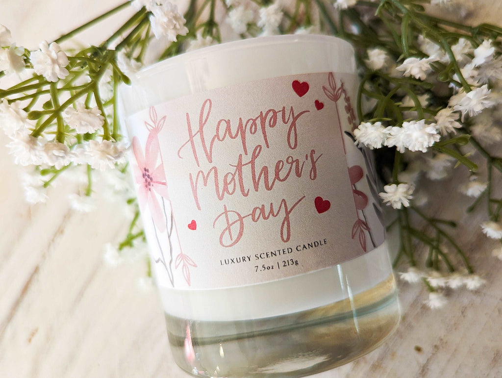Personalized Mother's Day Candles - Luxury Natural Vegan Soy Candles - Made to Order