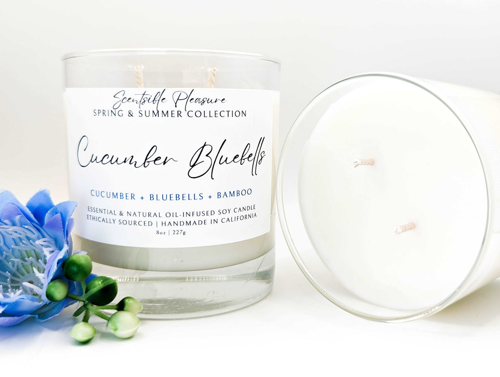 Cucumber Bluebells Scented Candle